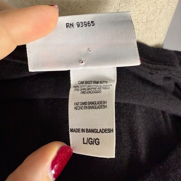 vintage Dale Earnhardt The Intimidator T-Shirt Size Large Black Chase Authentics - Picture 7 of 9